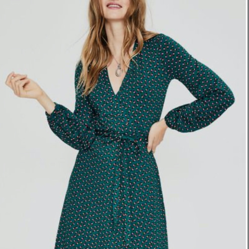Boden Elodie Jersey Wrap Dress
